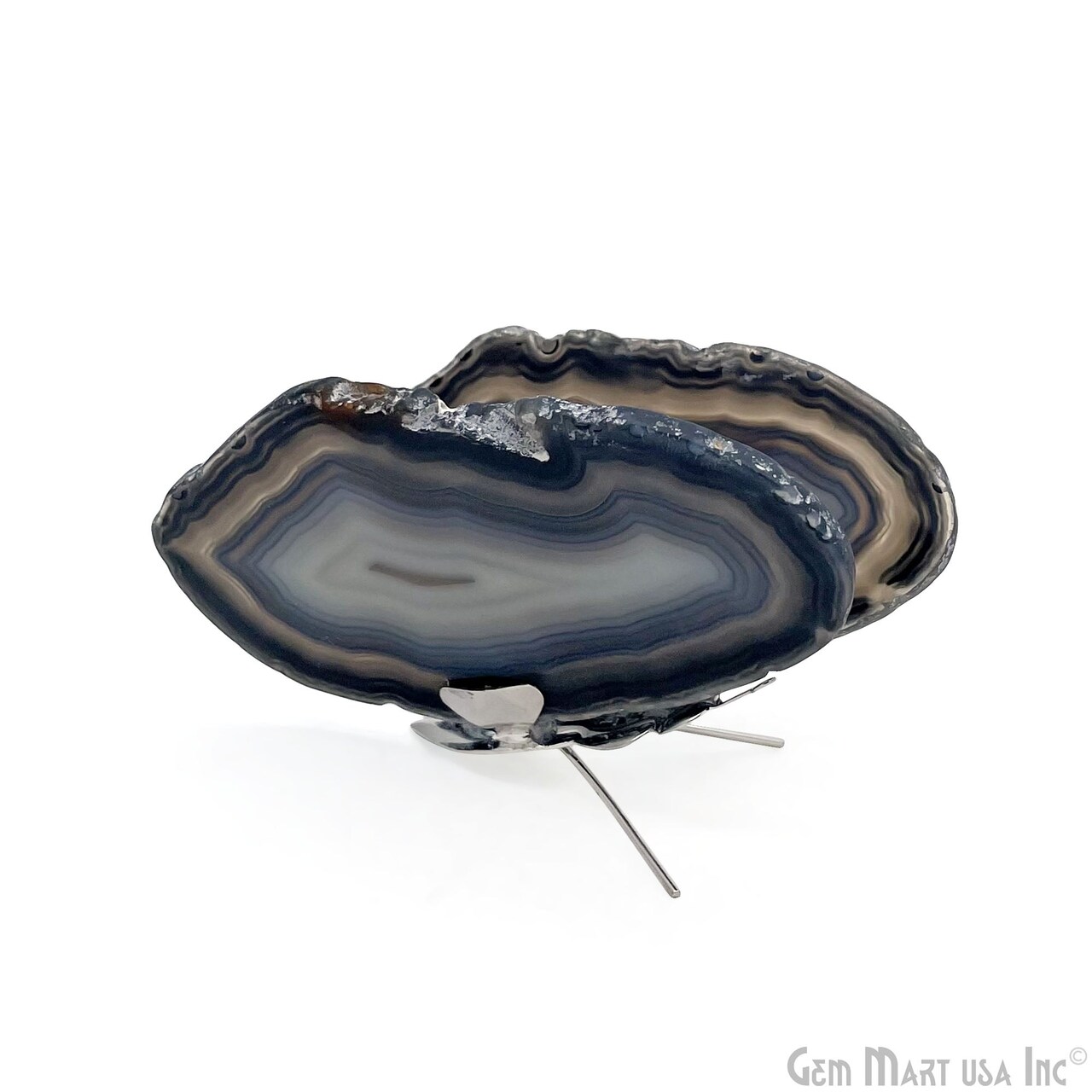 Agate Slice Butterfly, Natural Agate Décor, Butterfly Wing Home Décor, Agate Geode, Natural Gemstone Butterfly